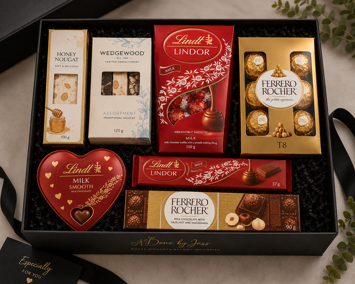 Large Nougat and Chocolate Gift Box