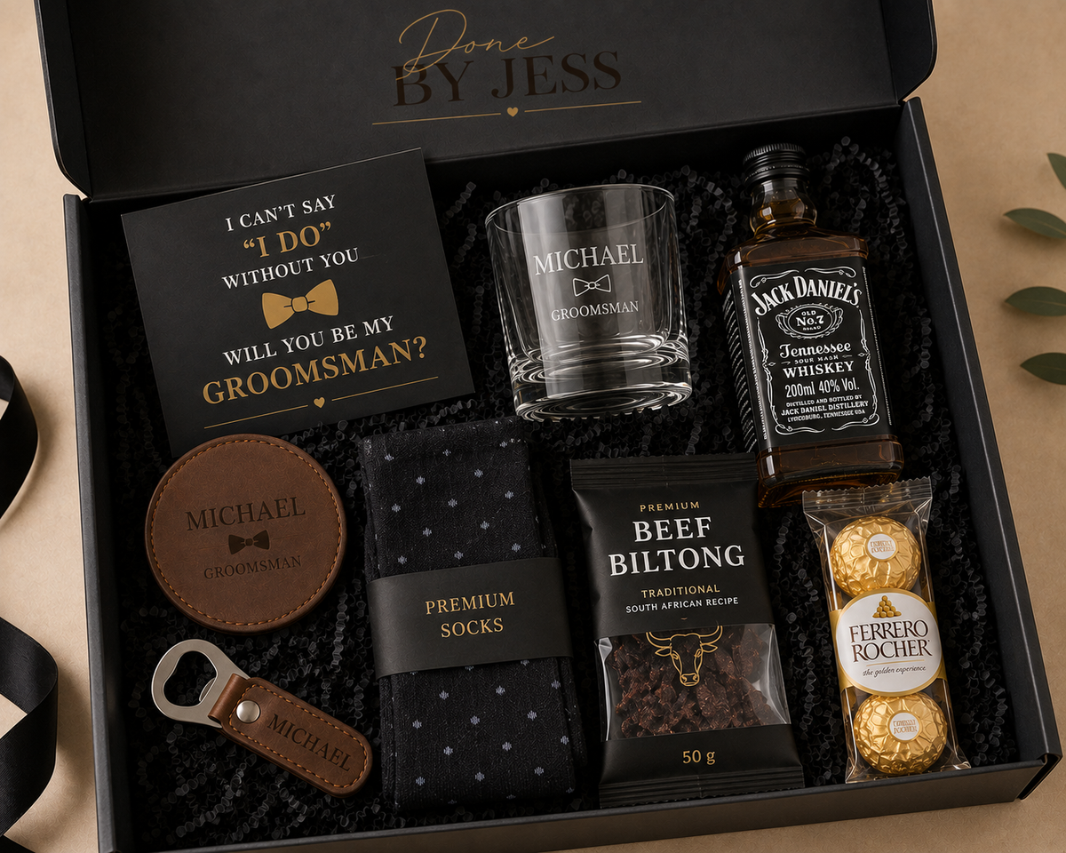 Jack Daniels Executive Groomsmen Gift Box